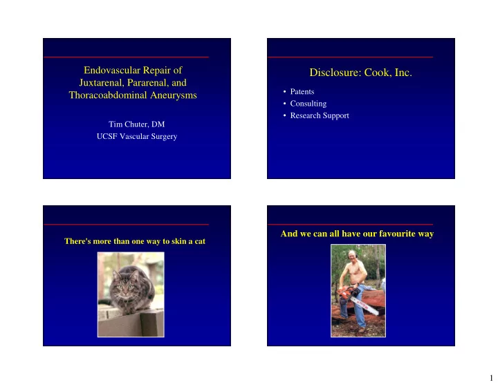 disclosure cook inc