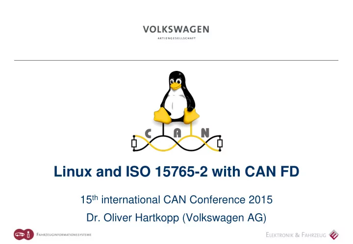 linux and iso 15765 2 with can fd