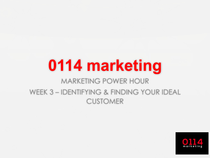 0114 marketing