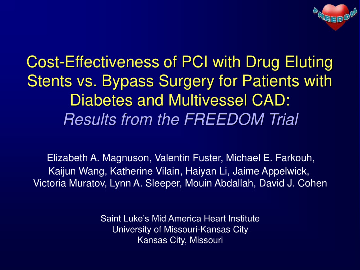 cost effectiveness of pci with drug eluting stents vs