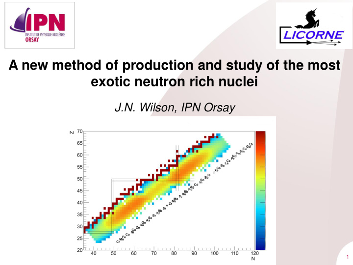 a new method of production and study of the most exotic