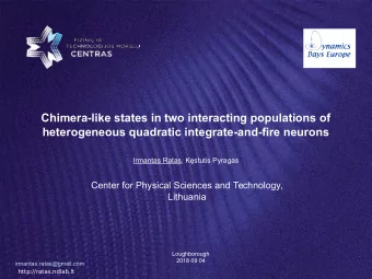 Chimera-like states in two interacting populations of  heterogeneous quadratic integrate-and-fire