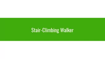 Stair-Climbing Walker  Market  Walker Market  $100 million (2015)  $260 million (2024)  Market For