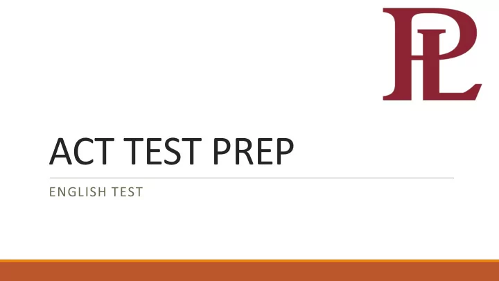 act test prep