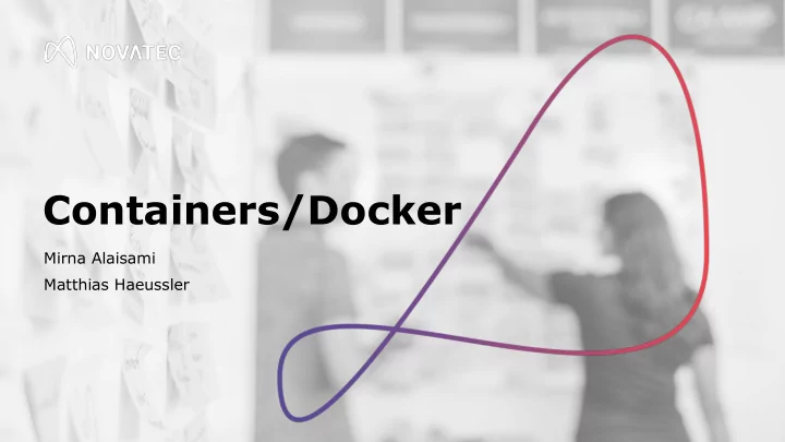 containers docker