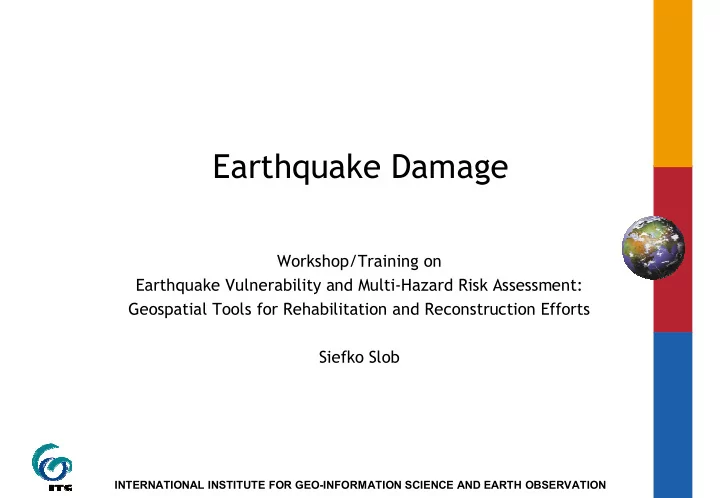 earthquake damage