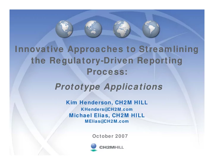innovative approaches to streamlining the regulatory