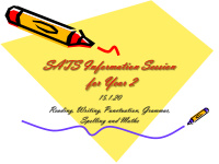 sats information session for year 2