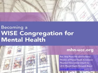 Congregation: A Journey of Companionship &amp; Radical Belonging City of Refuge UCC  March 2,