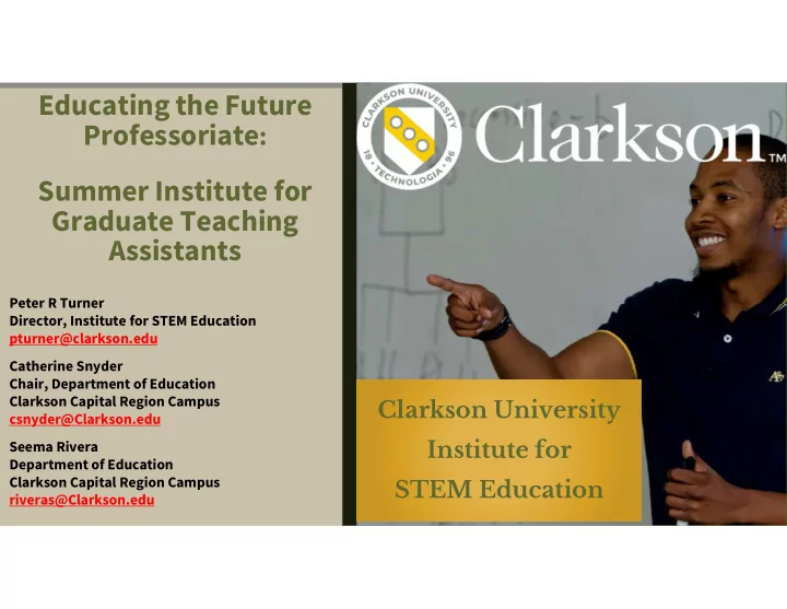 educating the future