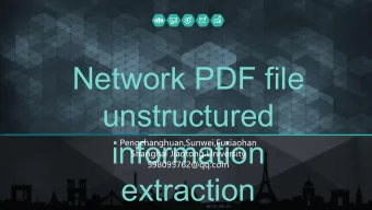 Network PDF file  unstructured  information  Pengchanghuan,Sunwei,Fuxiaohan  Shanghai Jiaotong