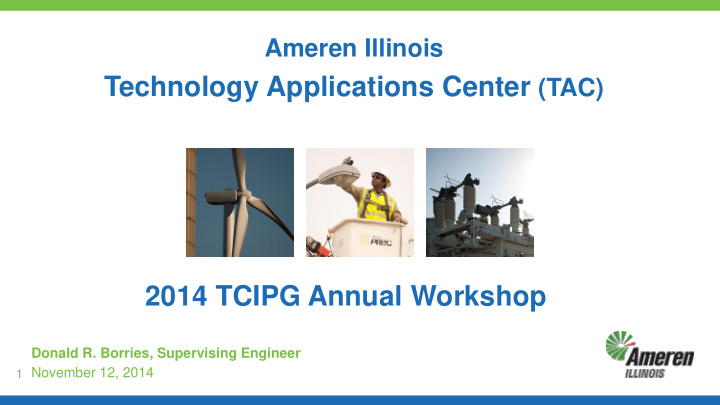 2014 tcipg annual workshop