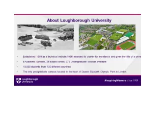 Loughborough University School and College Liaison Team 2020 - 21  The free newsletter provides up