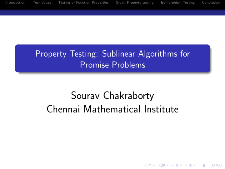 sourav chakraborty chennai mathematical institute