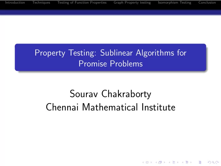 sourav chakraborty chennai mathematical institute