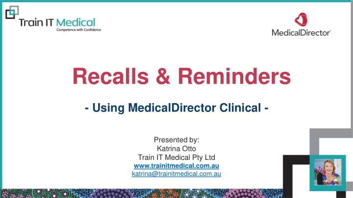 recalls amp reminders
