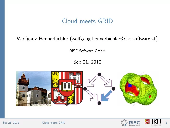 cloud meets grid
