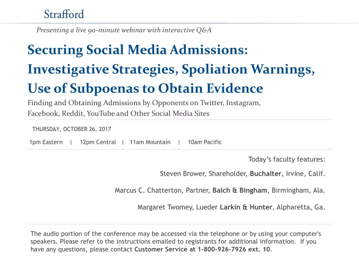 use of subpoenas to obtain evidence