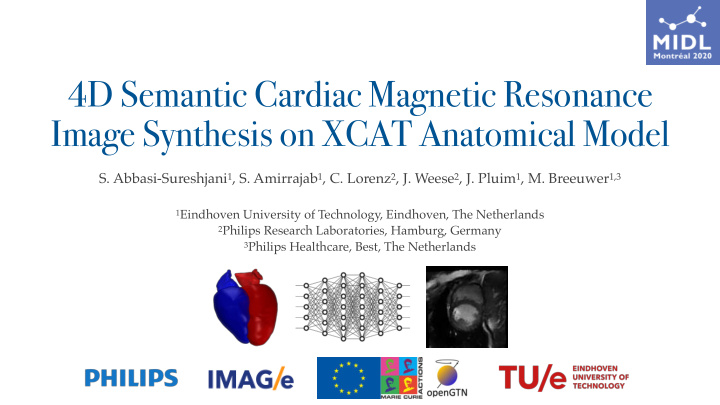 4d semantic cardiac magnetic resonance
