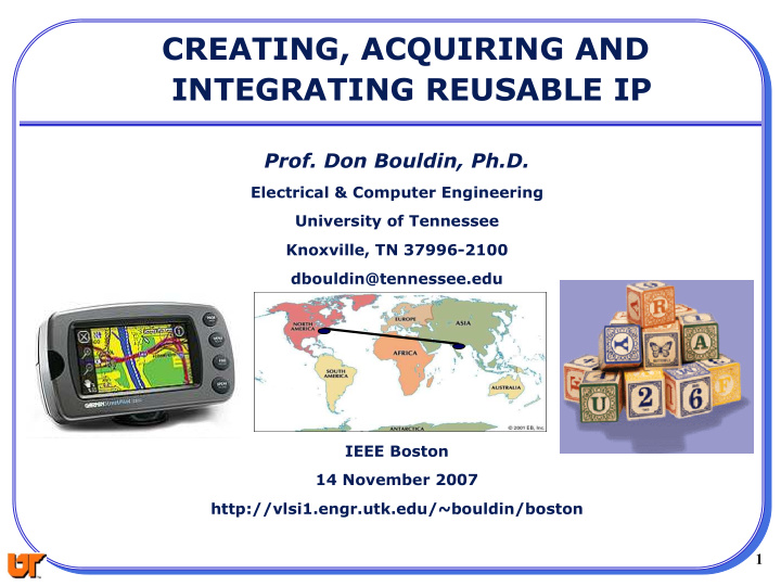 creating acquiring and integrating reusable ip