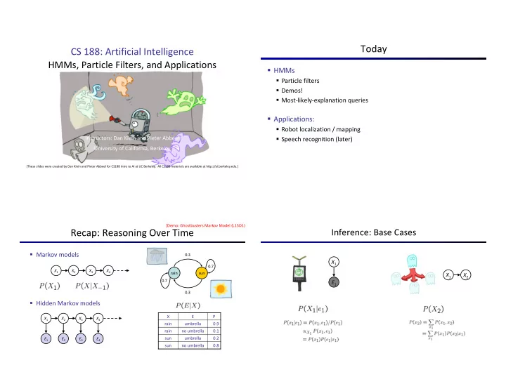 today cs 188 artificial intelligence