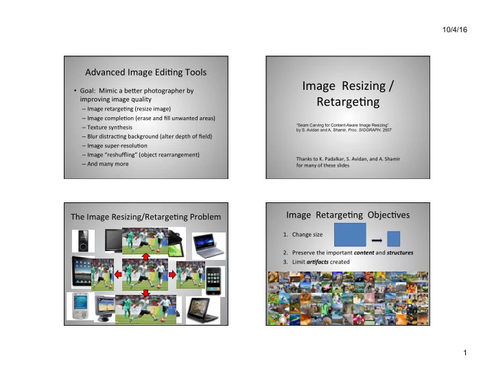 image resizing
