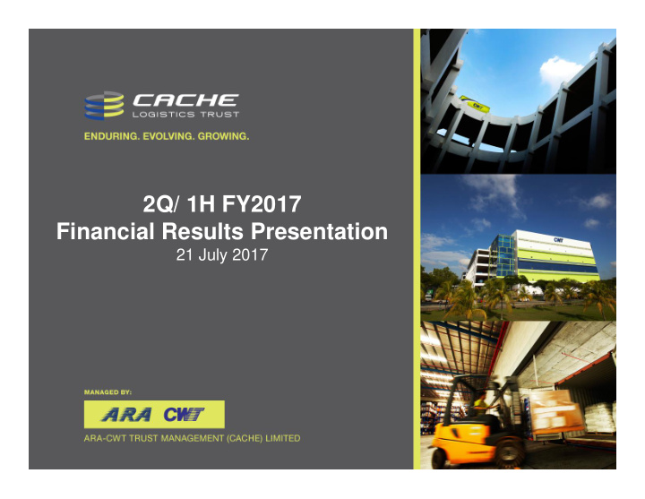 2q 1h fy2017 financial results presentation