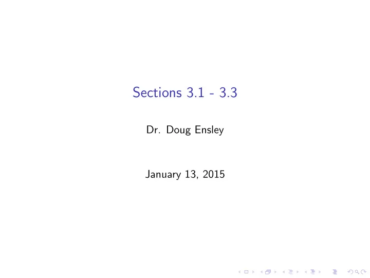 sections 3 1 3 3