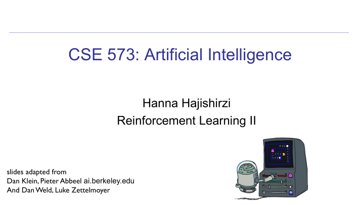 cse 573 artificial intelligence