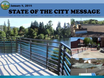 STATE OF THE CITY MESSAGE  Oath of Office  Administration Office  Human Resources