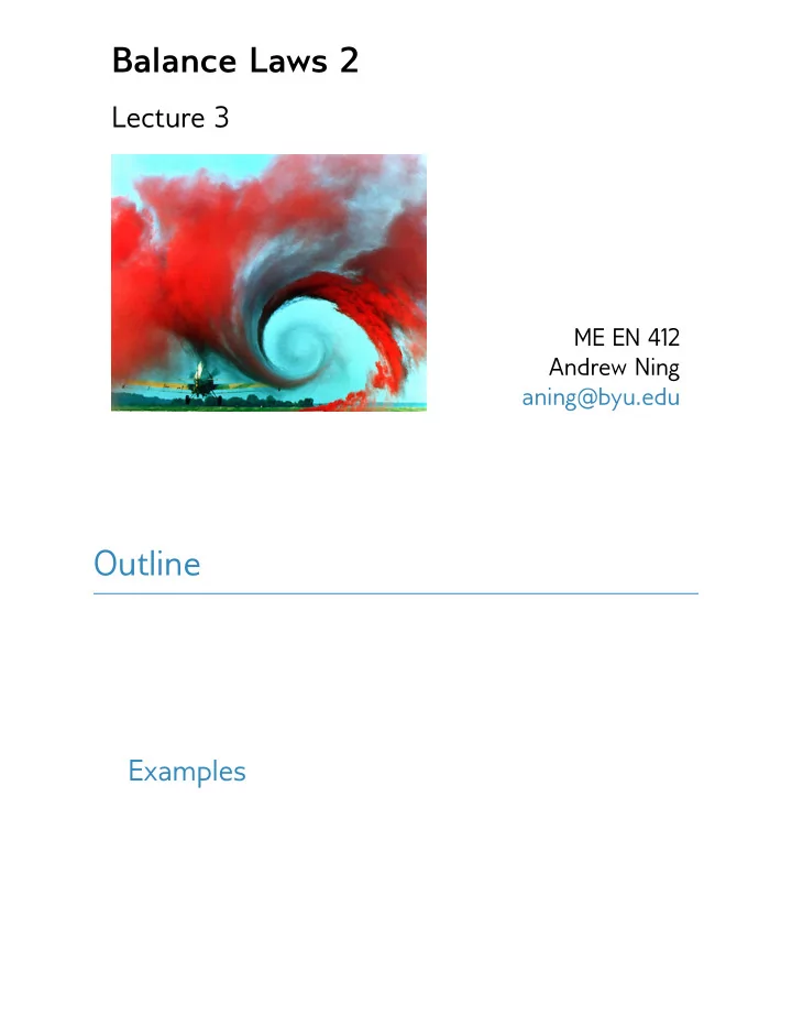 balance laws 2