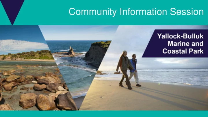 community information session welcome and introductions