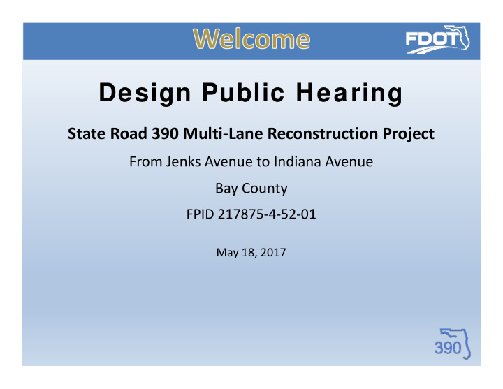 design public hearing
