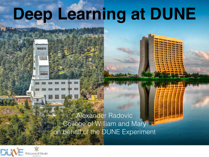 deep learning at dune