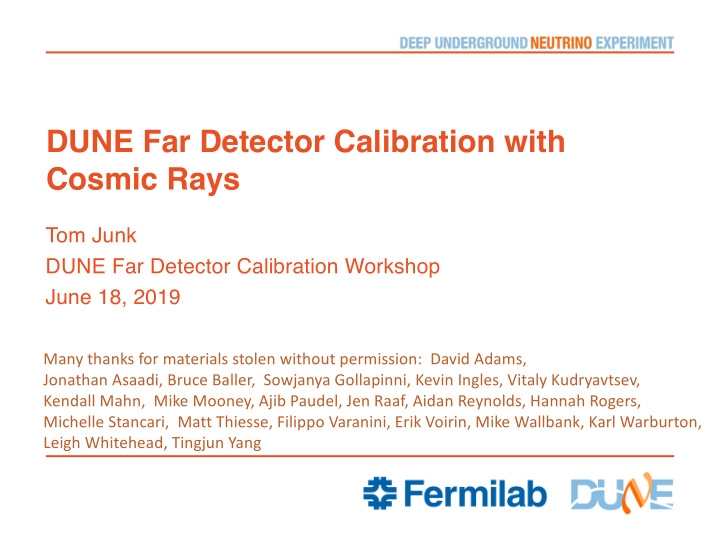 dune far detector calibration with cosmic rays