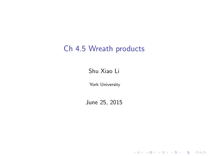 ch 4 5 wreath products