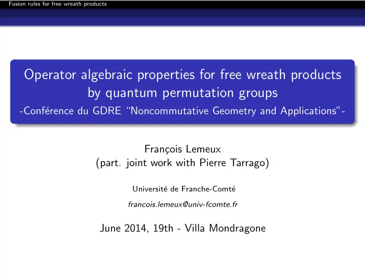 operator algebraic properties for free wreath products by