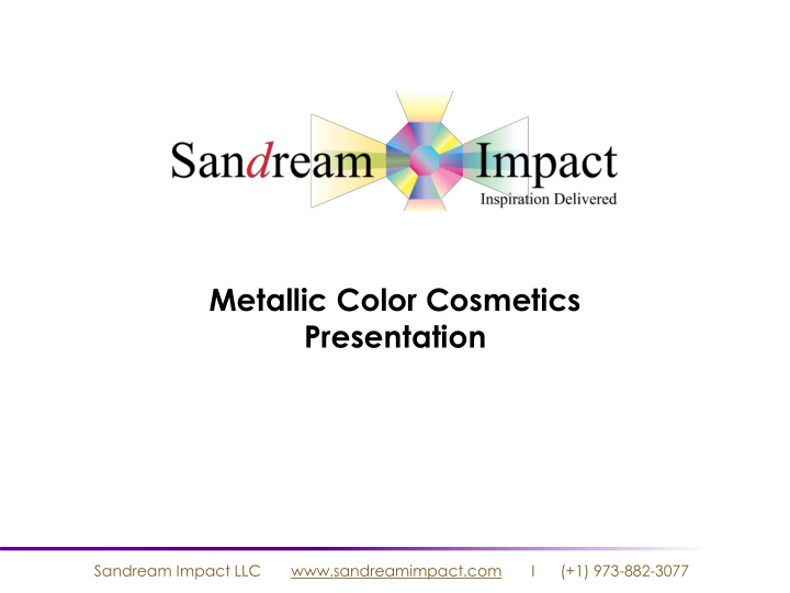 metallic color cosmetics