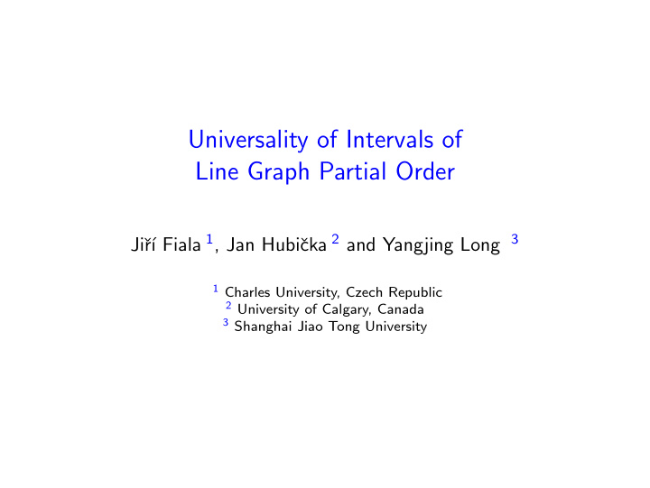 universality of intervals of line graph partial order
