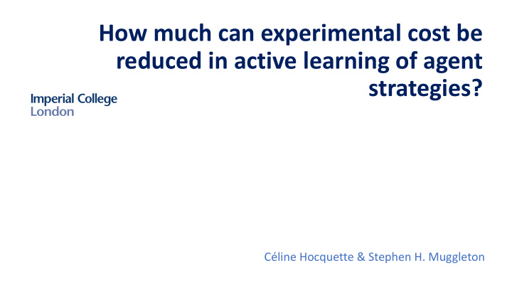 reduced in active learning of agent
