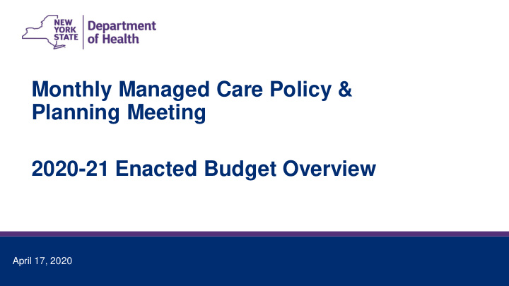 2020 21 enacted budget overview