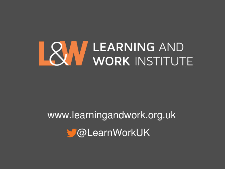 learningandwork org uk learnworkuk