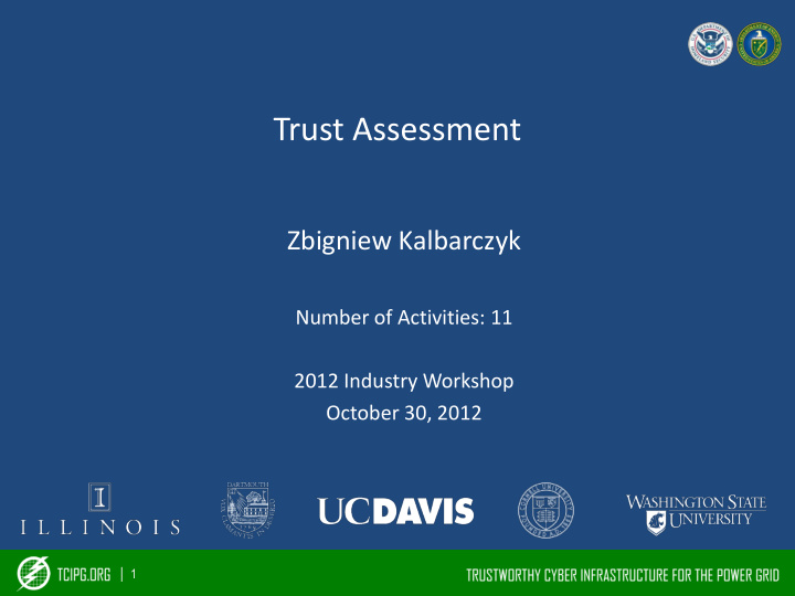 trust assessment