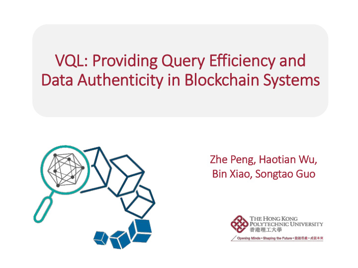 vql p providing quer ery e efficien ency a and data a
