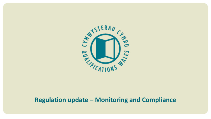 regulation update monitoring and compliance 2016