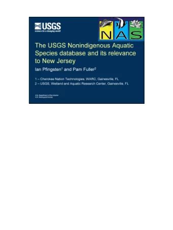 The Nonindigenous Aquatic Nuisance Prevention and Control Act was in  response to the zebra mussel