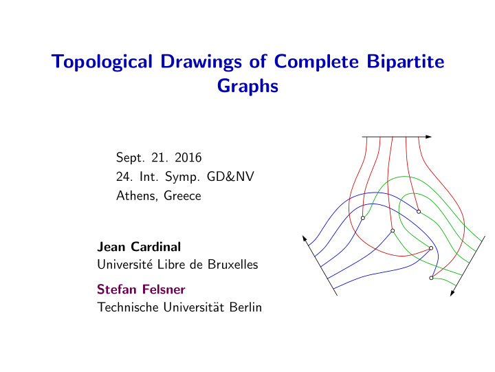 topological drawings of complete bipartite graphs