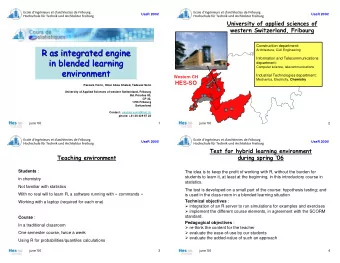 R as integrated engine  R as integrated engine  Architecture, Civil Engineering  Information and