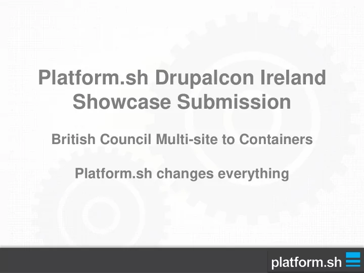 showcase submission