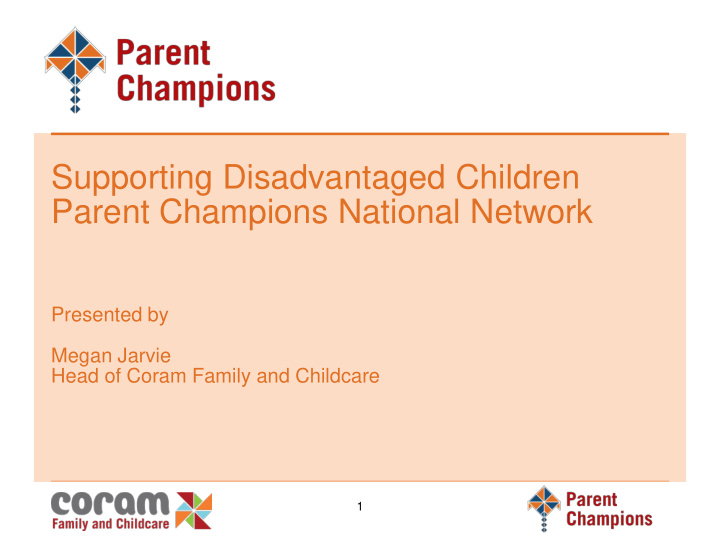 parent champions national network